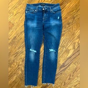 Lucky Brand Jeans size 27 frayed hem